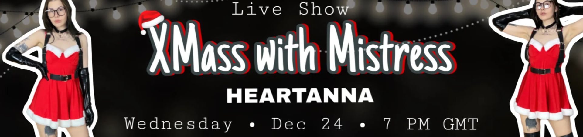 Scheduled show banner