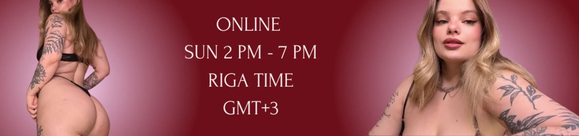 Scheduled show banner