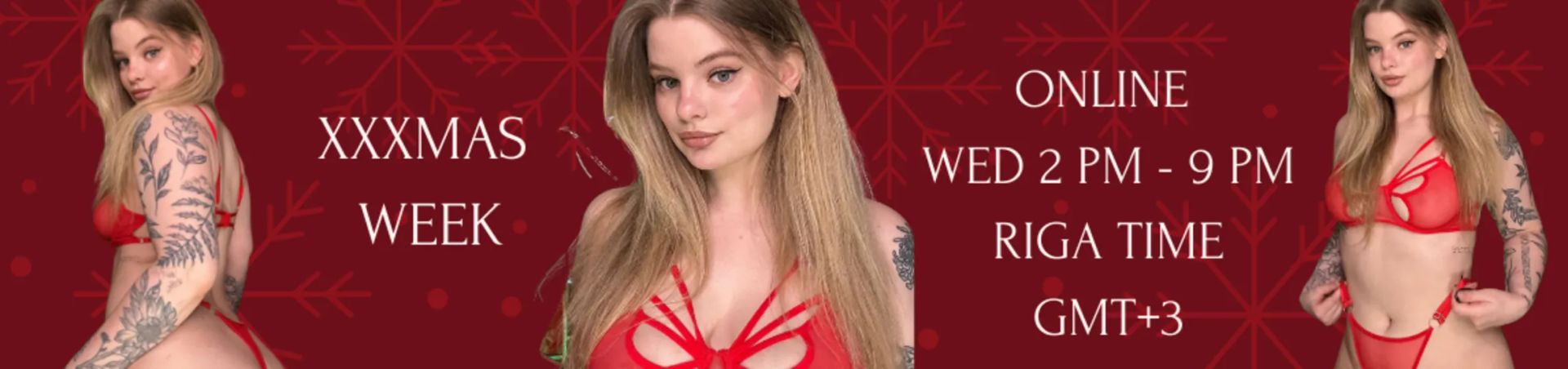 Scheduled show banner