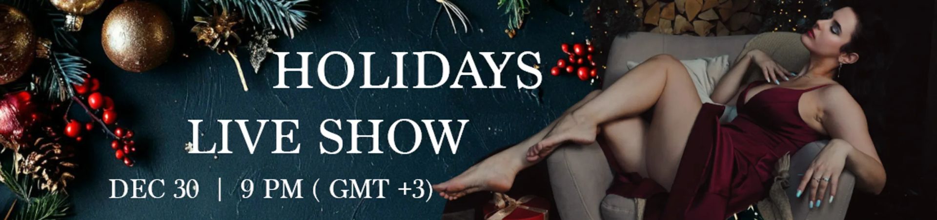 Scheduled show banner