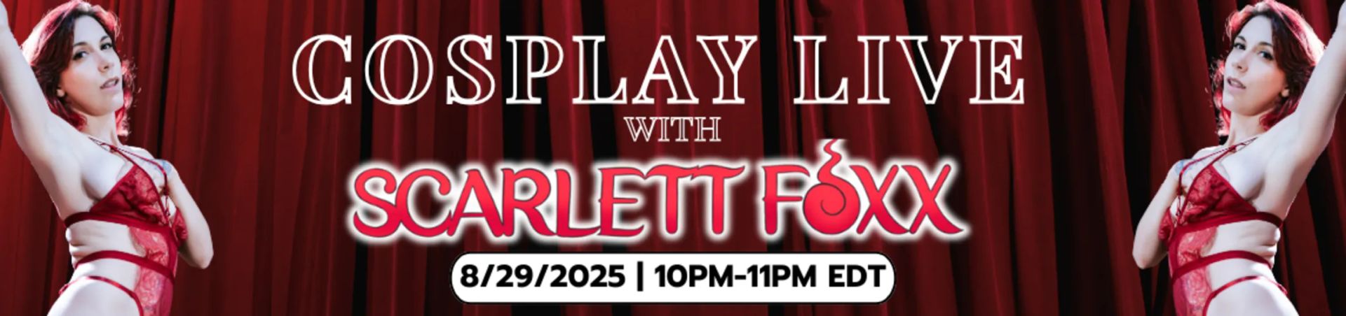 Scheduled show banner