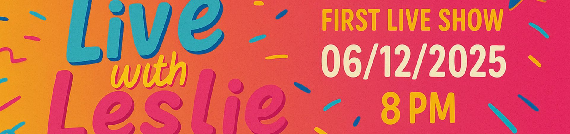 Scheduled show banner
