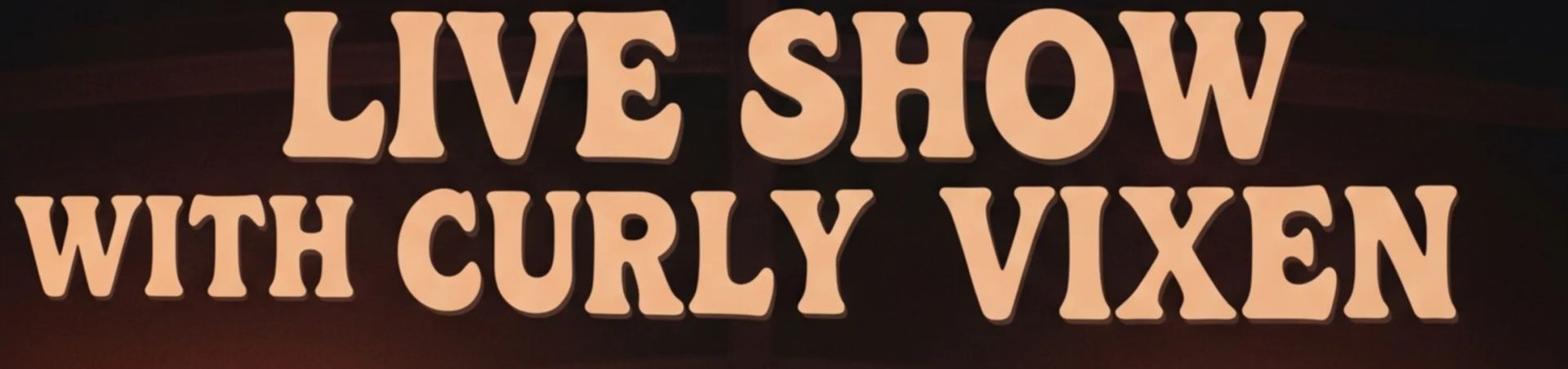 Scheduled show banner