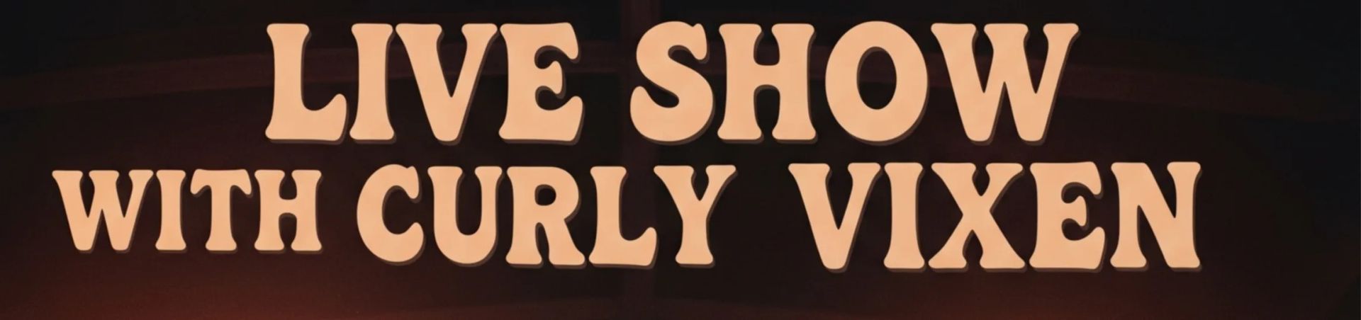 Scheduled show banner