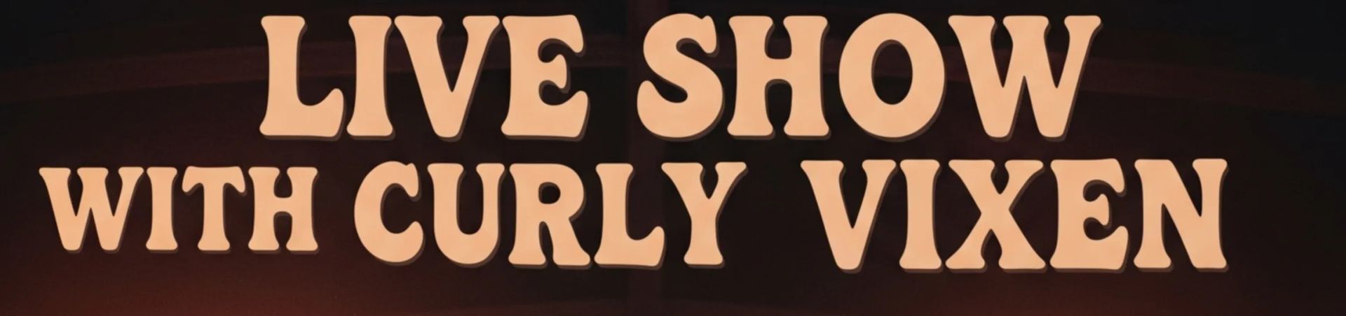 Scheduled show banner