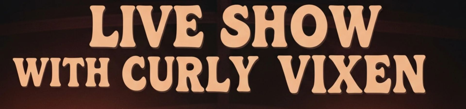 Scheduled show banner