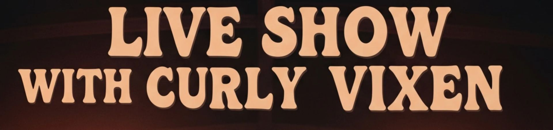 Scheduled show banner