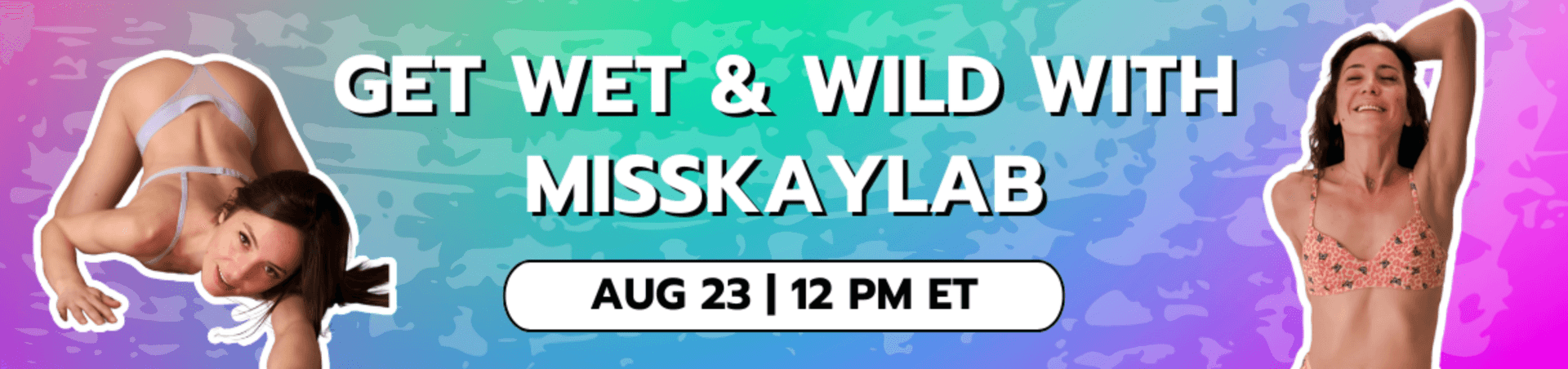 Scheduled show banner