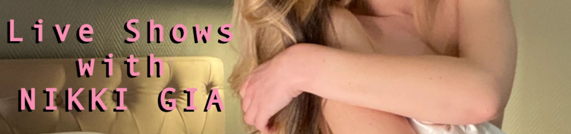 Scheduled show banner Scheduled show banner