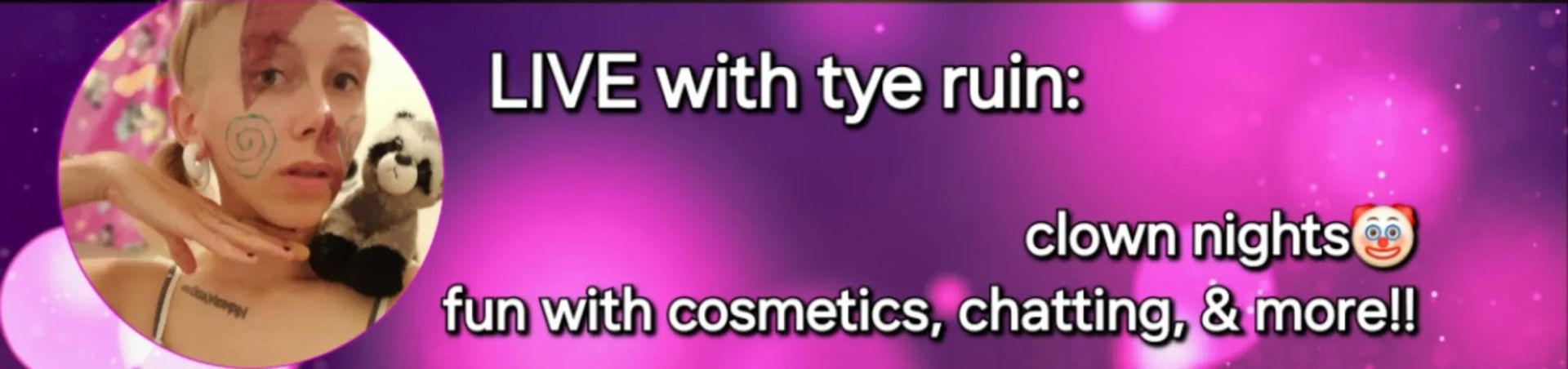 Scheduled show banner Scheduled show banner