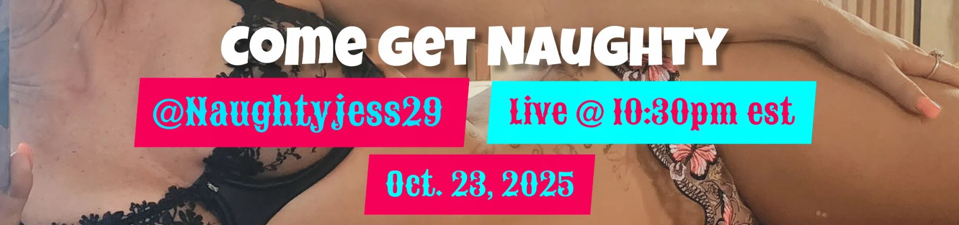 Scheduled show banner