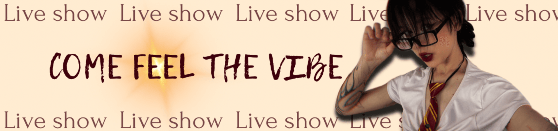 Scheduled show banner