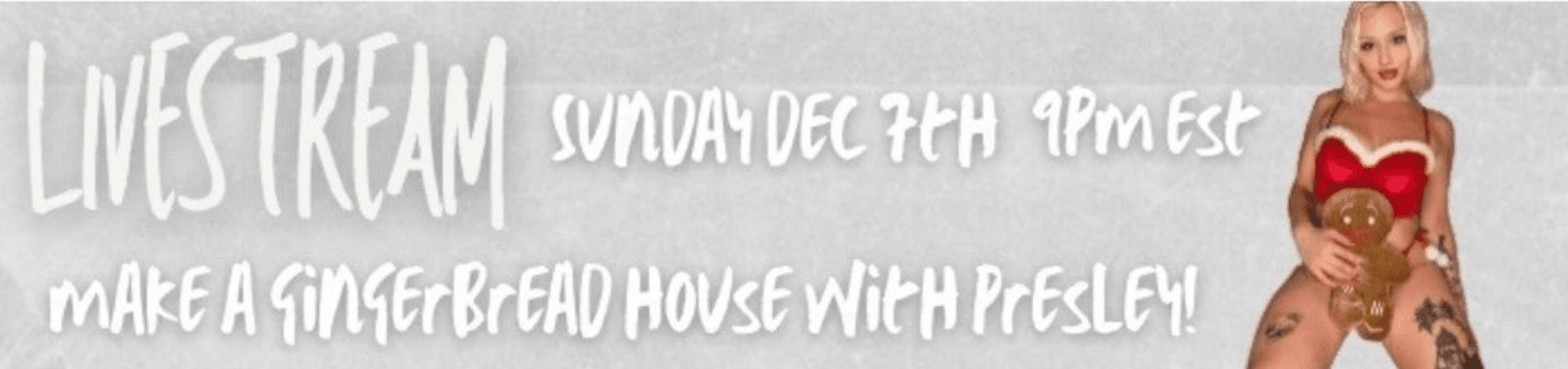 Scheduled show banner