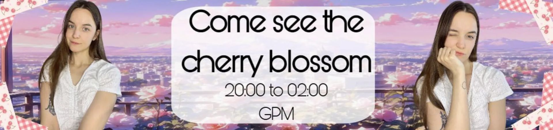 Scheduled show banner