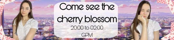 Cherry is in blossom ;3 show image