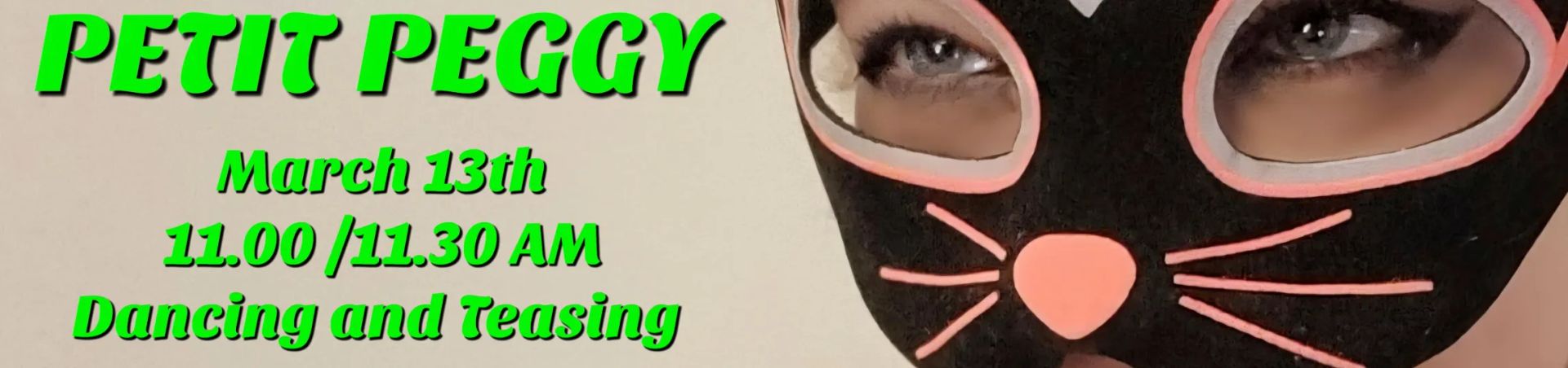 Scheduled show banner