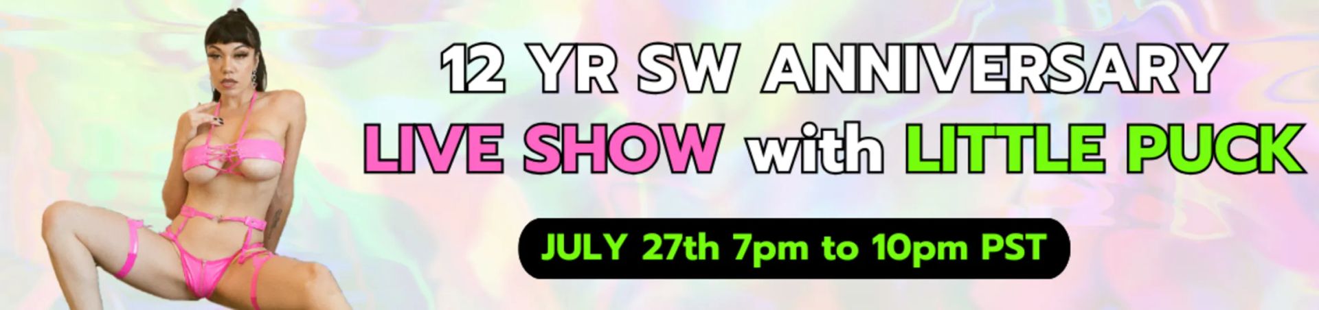 Scheduled show banner