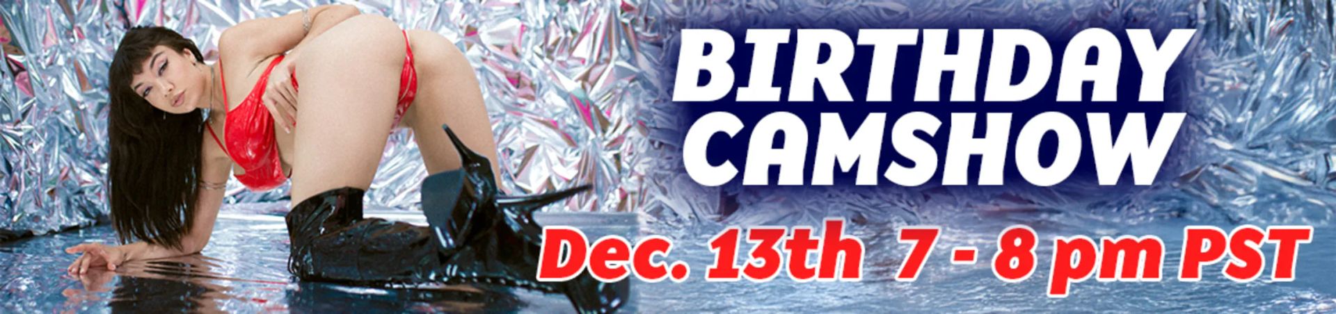 Scheduled show banner