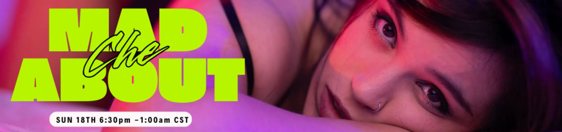 Scheduled show banner