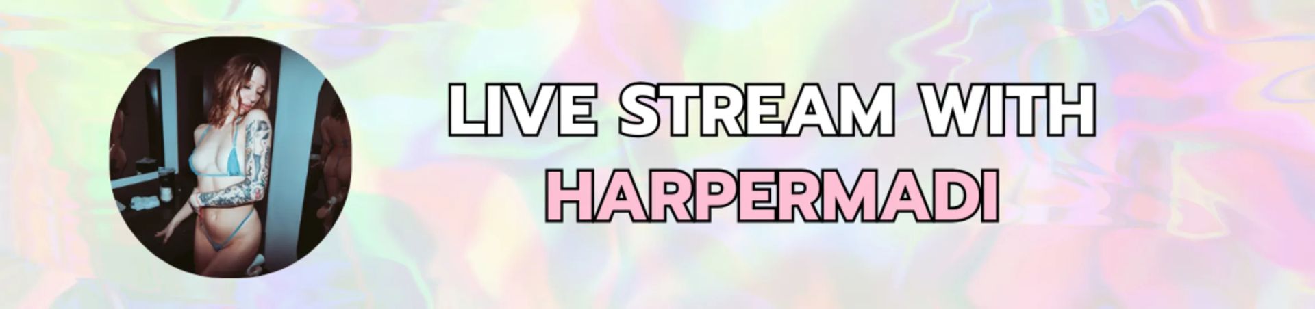 Scheduled show banner