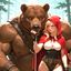SASHA AND BEAR