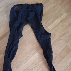 Ripped pantyhose