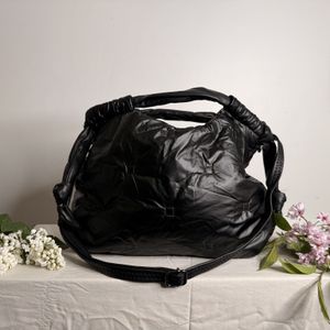 Black Drawstring Bag Unique Design