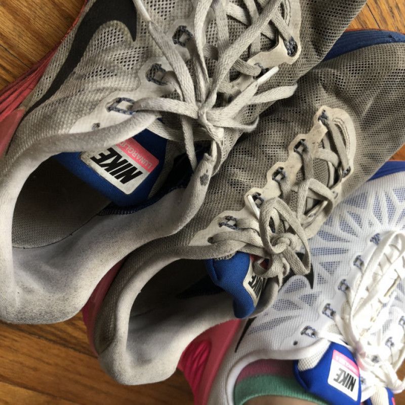 EXTREMELY DIRTY old gym shoes!