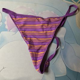 Purple and Orange G String