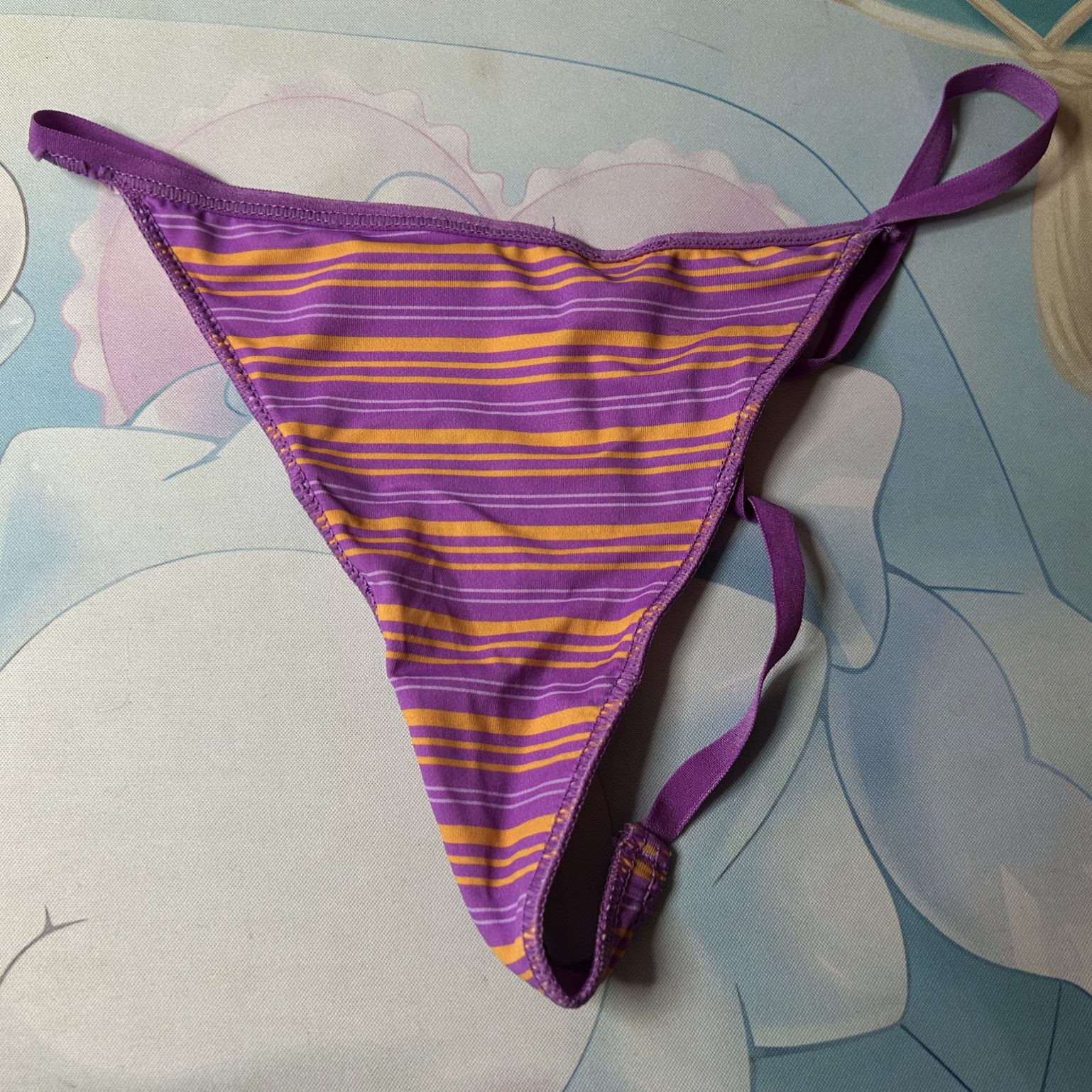 Purple and Orange G String