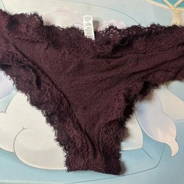 All Lace Maroon Panties