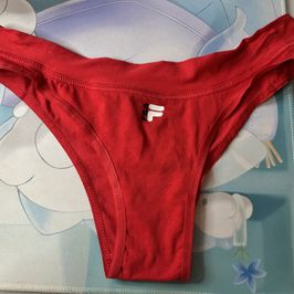 Red Fila Thong