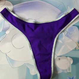 Sheer Purple Thong