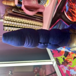 Blue and Gold Fantasy Dildo
