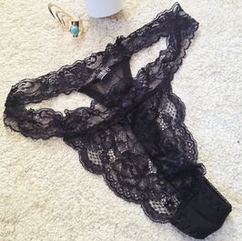 Black Lace Everyday Panty