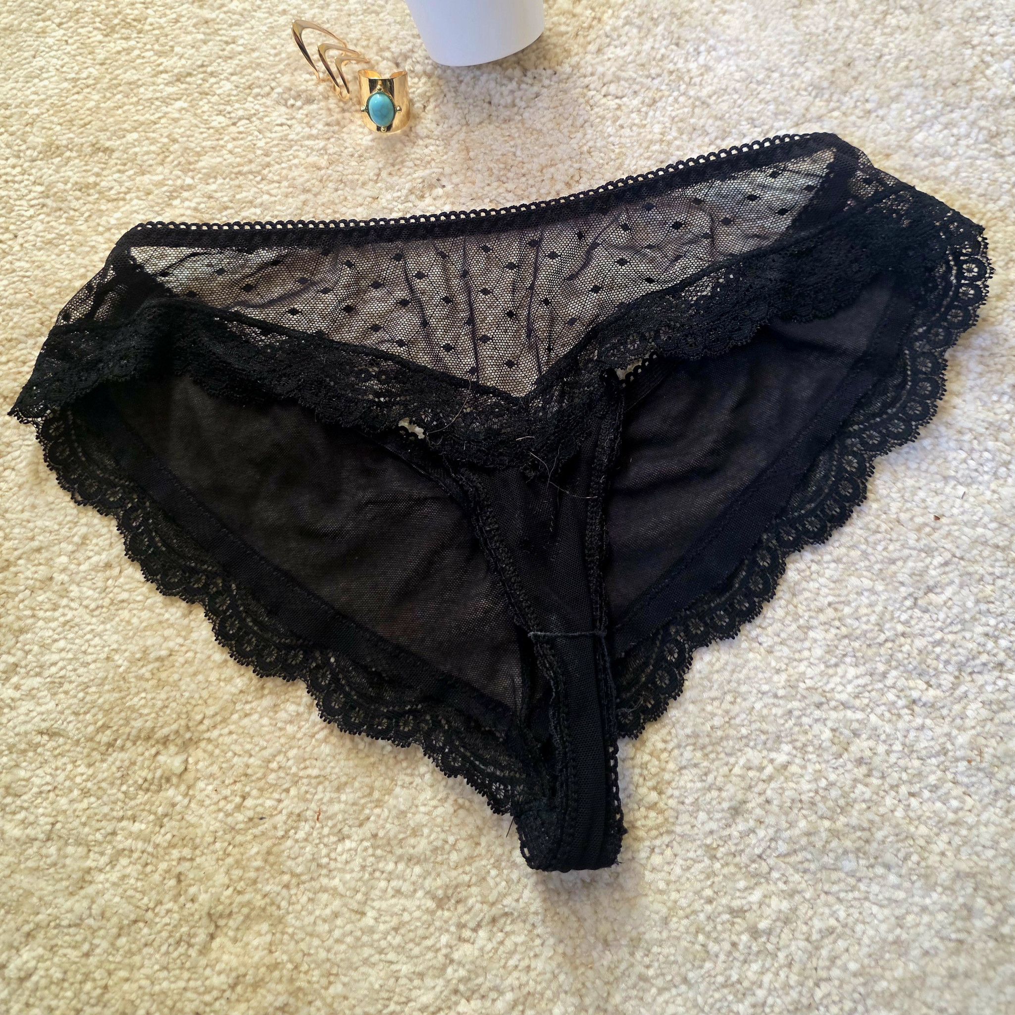 Black Lace Sheer Everyday Panty