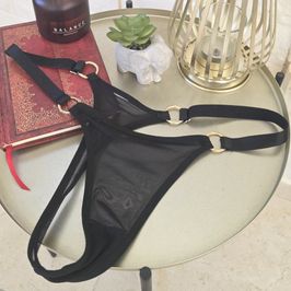 Black Mesh Ring String