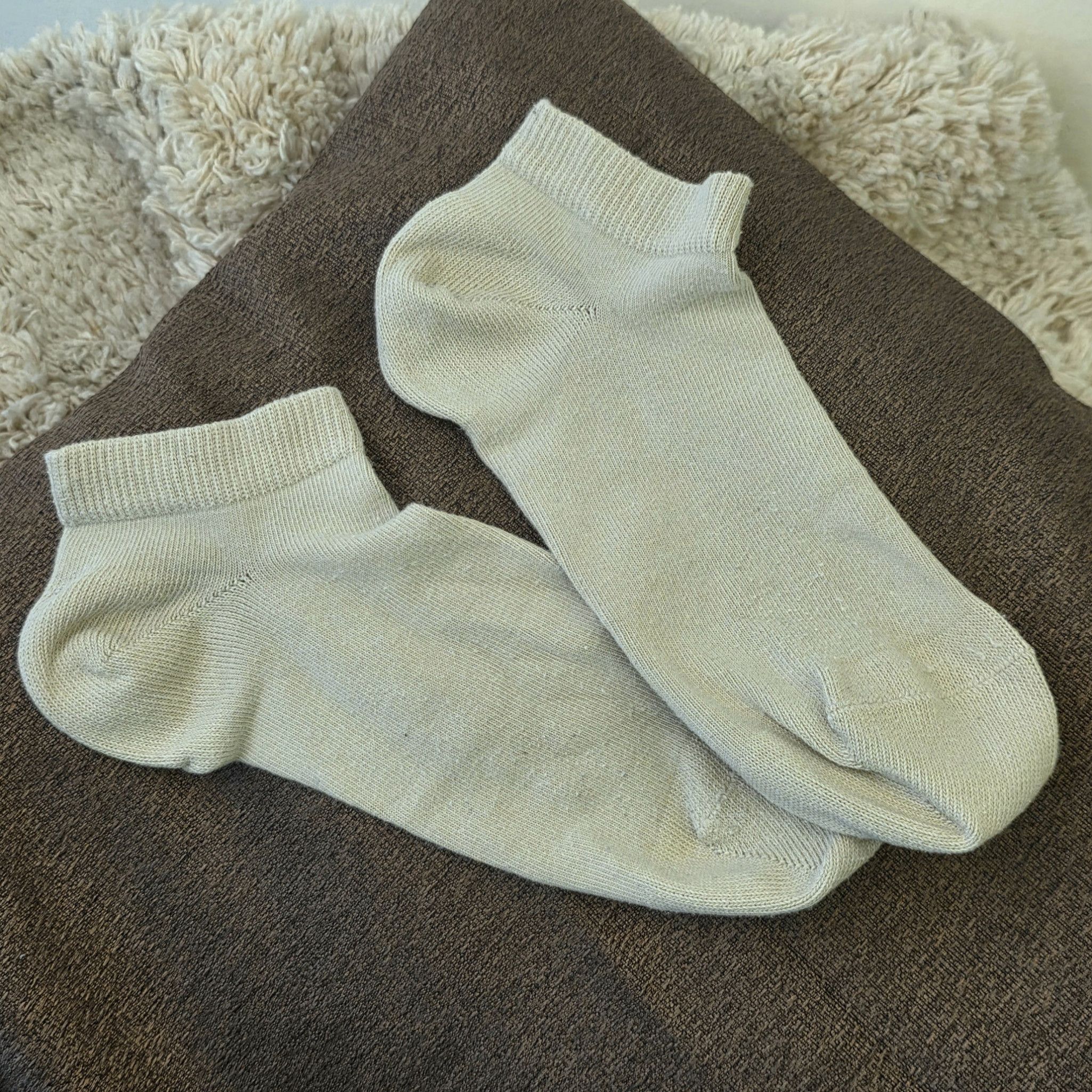 Creamy White Ankle Socks