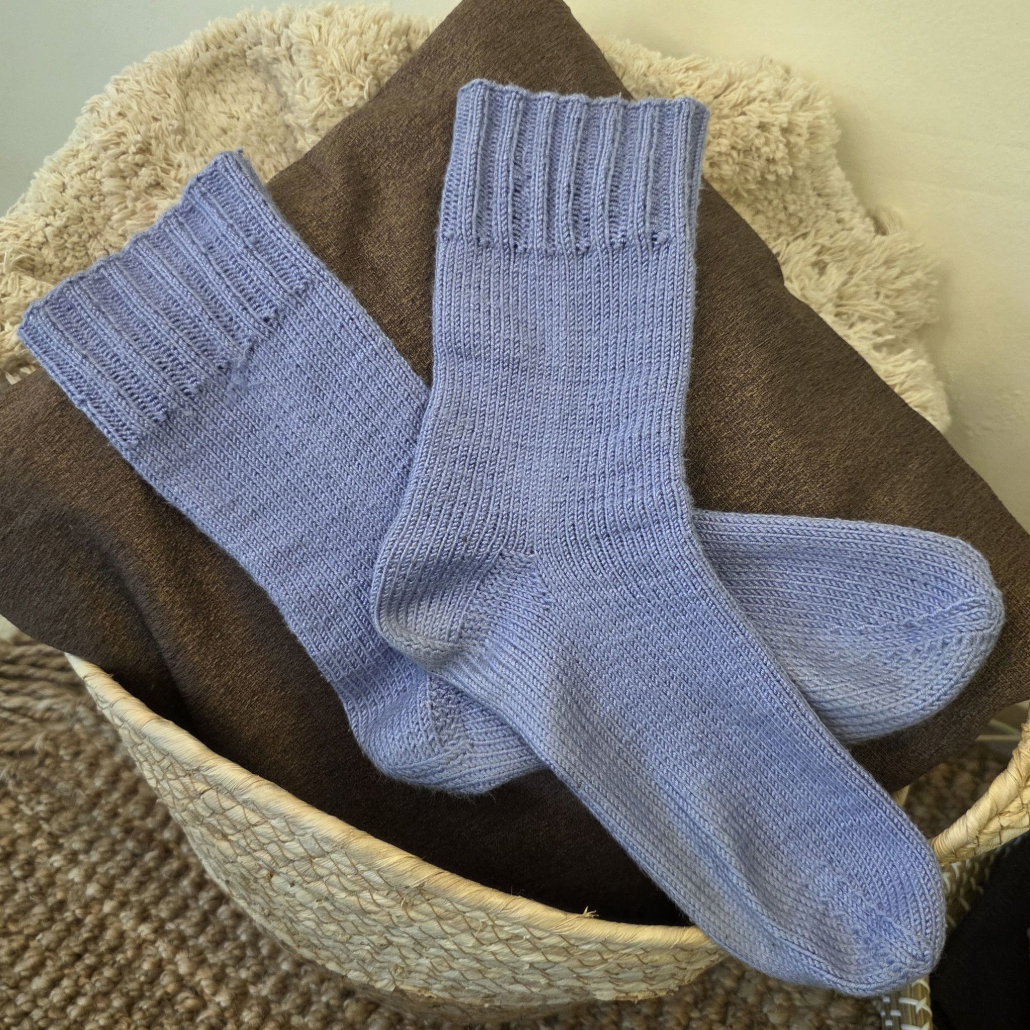 HandKnitted Lavender Socks