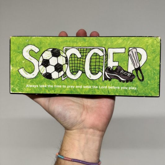 Soccer Wood Decal