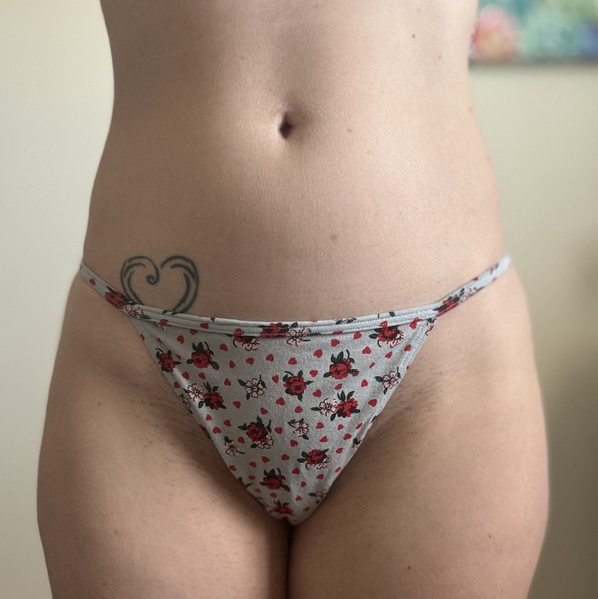 String Thong Cotton Panty