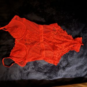 Red body suit