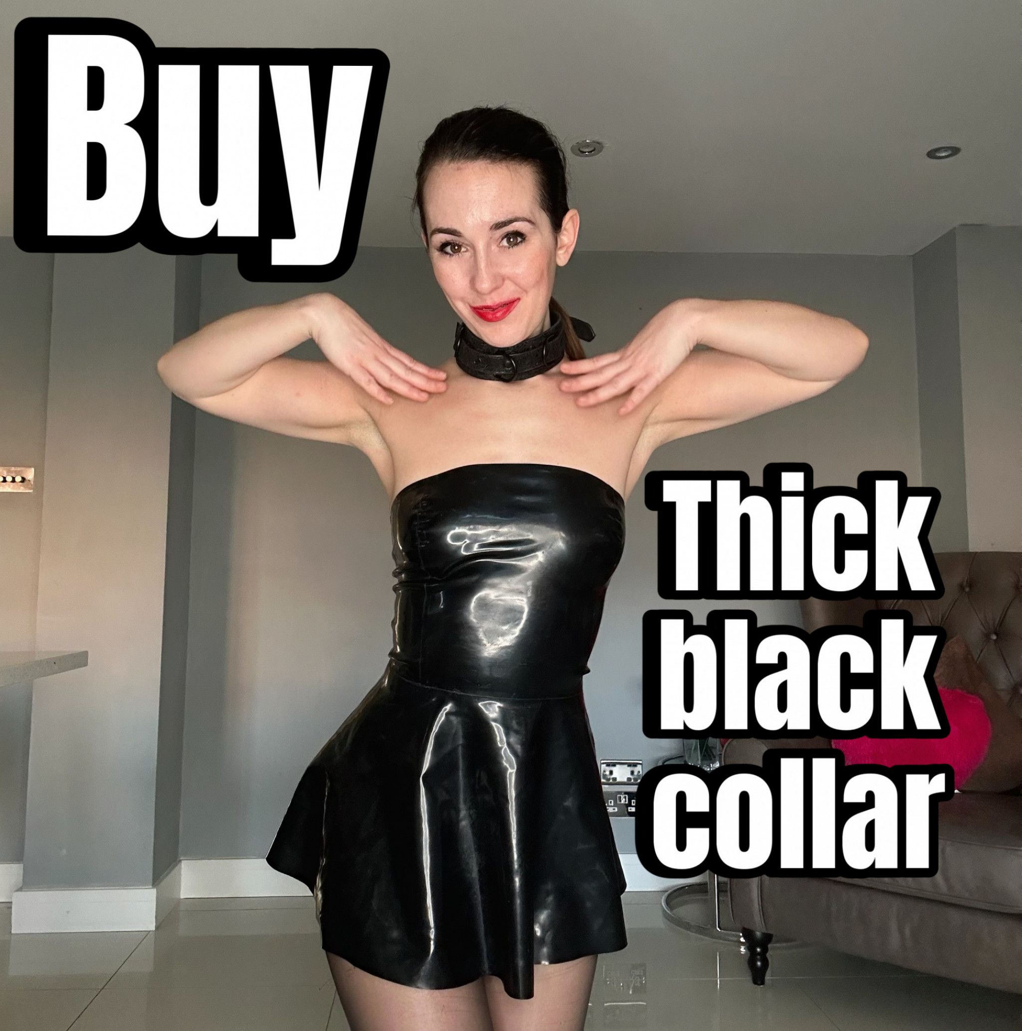 Buy thick black collar