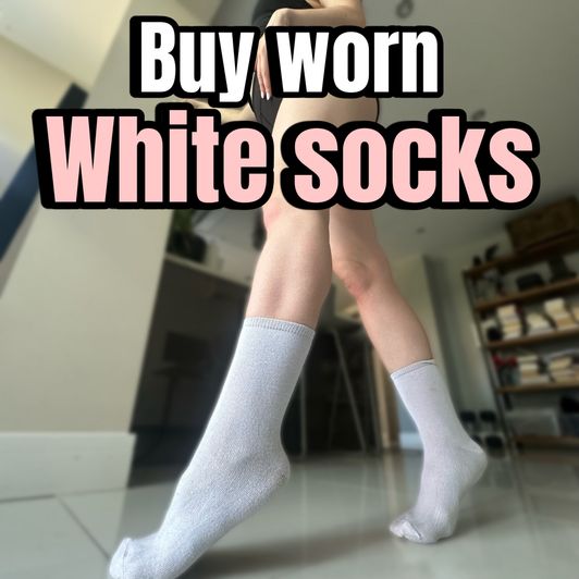 Buy worn white socks
