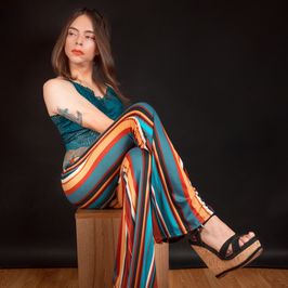 Boho outfit photoshoot