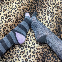 Mismatched Knee Socks