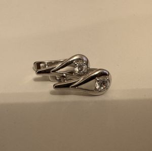 Silver earrings