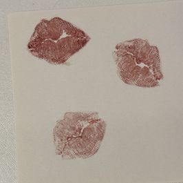 A postcard with my kisses