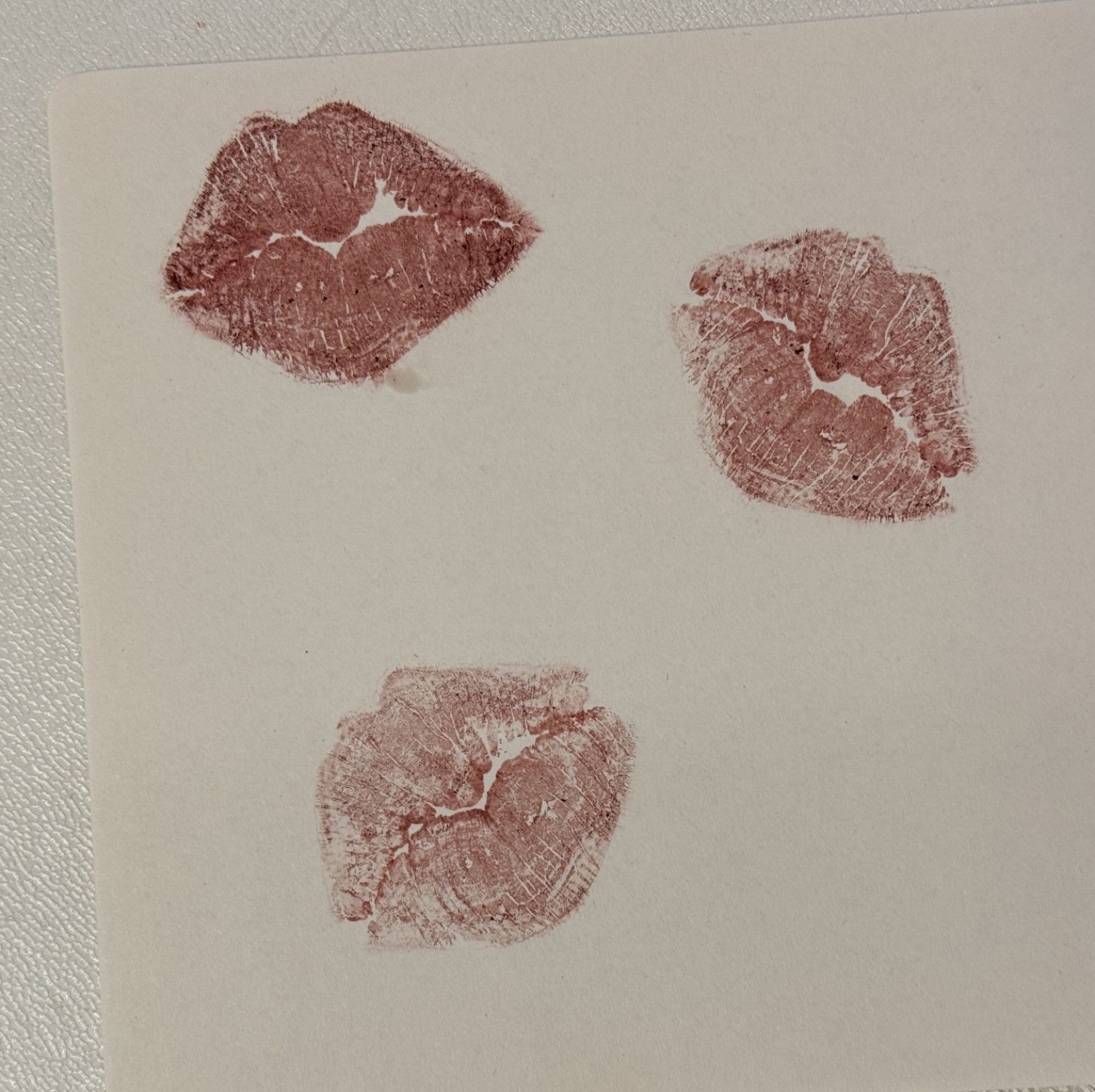 A postcard with my kisses