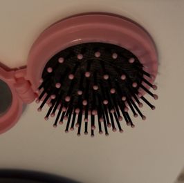 Used hairbrush